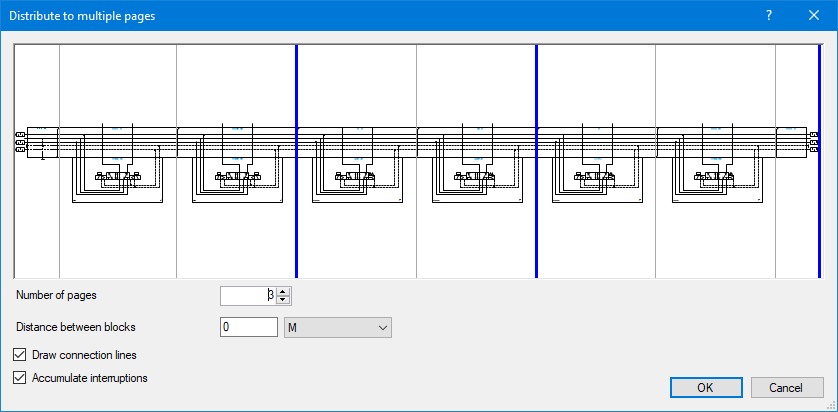 Dialog for distibuting a valve terminal