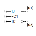 JK-Flipflop, flankengetriggert