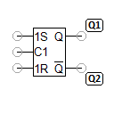 Taktzustandsgesteuertes RS-Flipflop