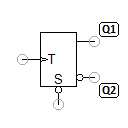 T-Flipflop mit invertiertem SET Eingang