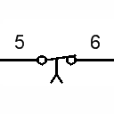 Break switch (switch-on delayed)