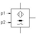 Pneumatic to electric converter (electrical part)