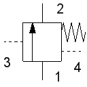 Opening pressure compensator